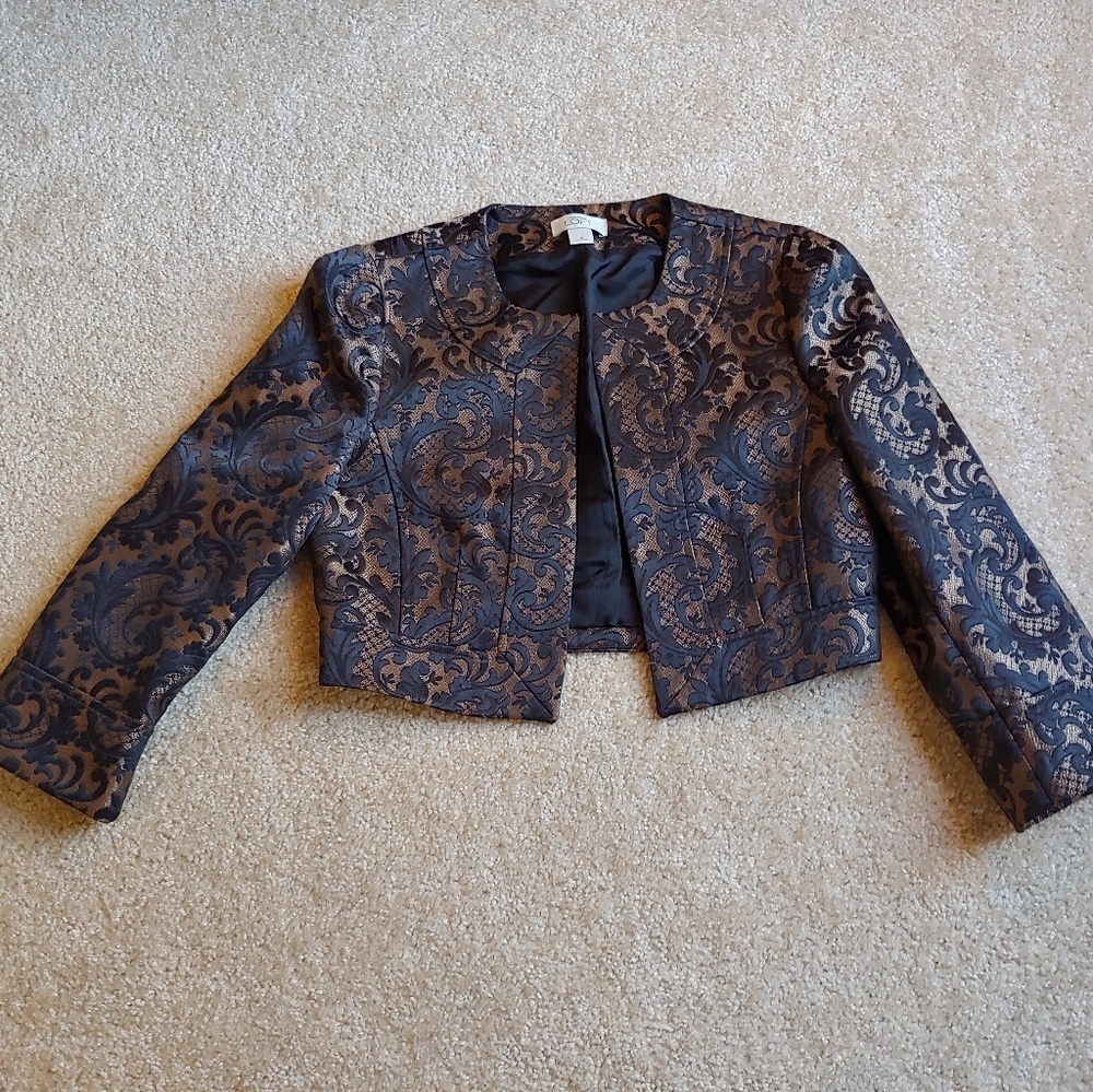 NWOT Ann Taylor LOFT floral dressy shrug/cover up